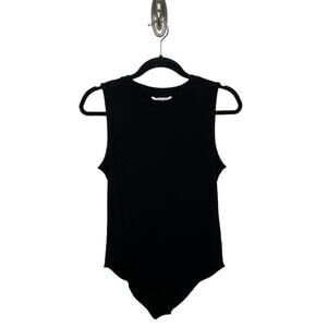 Mangpop Sleeveless Crewneck Bodysuit Women's Size XXL Black New Without Tags